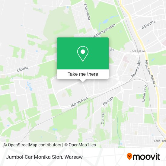 Jumbol-Car Monika Słoń map