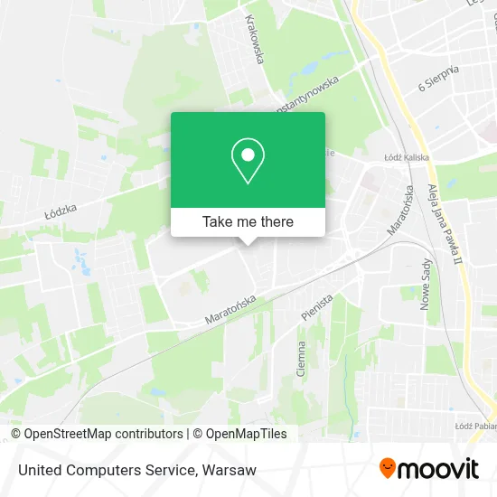 United Computers Service map