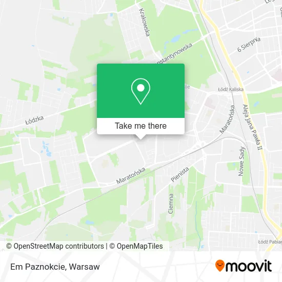 Карта Em Paznokcie