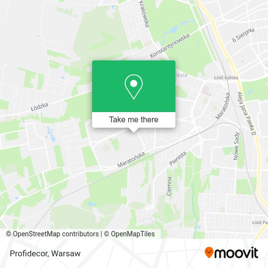 Profidecor map