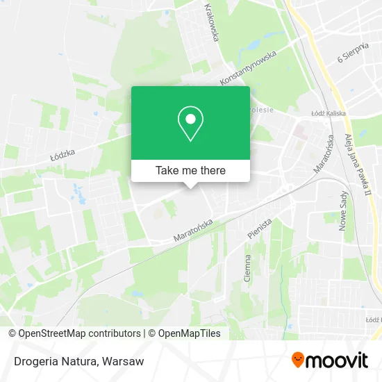 Карта Drogeria Natura
