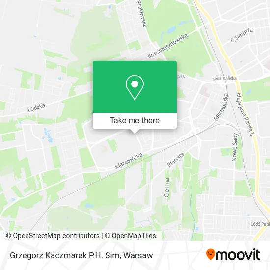 Grzegorz Kaczmarek P.H. Sim map