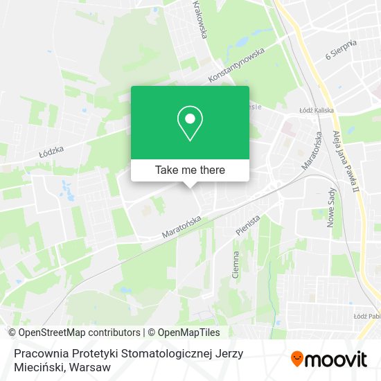 Pracownia Protetyki Stomatologicznej Jerzy Mieciński map