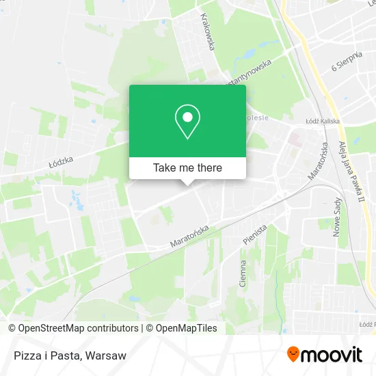 Карта Pizza i Pasta