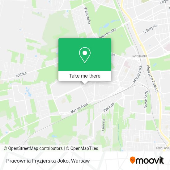 Pracownia Fryzjerska Joko map