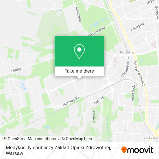 Medykus. Niepubliczy Zakład Opieki Zdrowotnej map