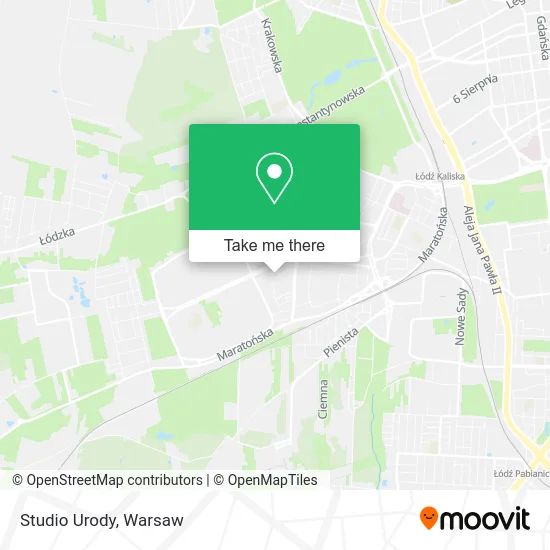 Карта Studio Urody