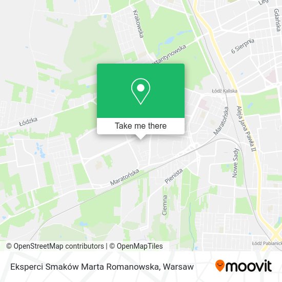 Eksperci Smaków Marta Romanowska map