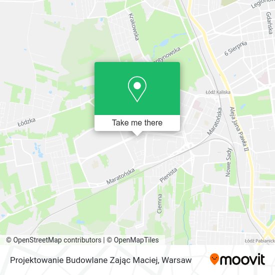 Projektowanie Budowlane Zając Maciej map