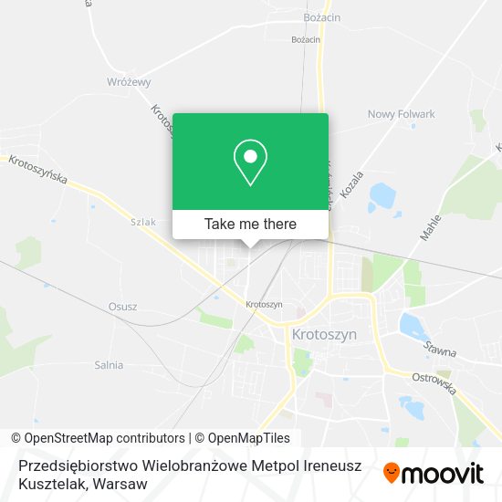 Przedsiębiorstwo Wielobranżowe Metpol Ireneusz Kusztelak map