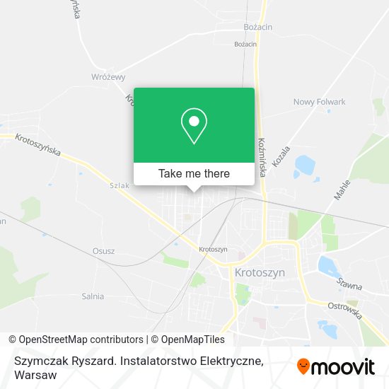 Szymczak Ryszard. Instalatorstwo Elektryczne map