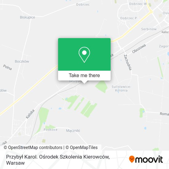 Przybył Karol. Ośrodek Szkolenia Kierowców map