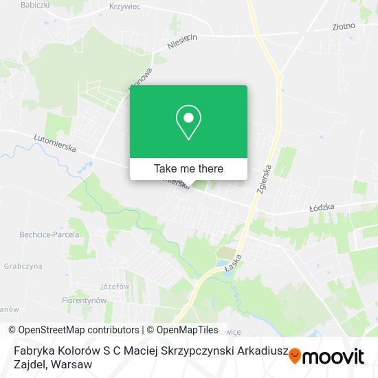 Fabryka Kolorów S C Maciej Skrzypczynski Arkadiusz Zajdel map