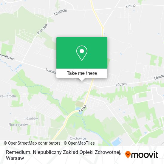 Remedium. Niepubliczny Zakład Opieki Zdrowotnej map