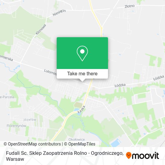 Fudali Sc. Sklep Zaopatrzenia Rolno - Ogrodniczego map