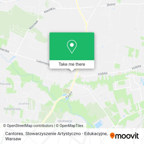 Cantores. Stowarzyszenie Artystyczno - Edukacyjne map