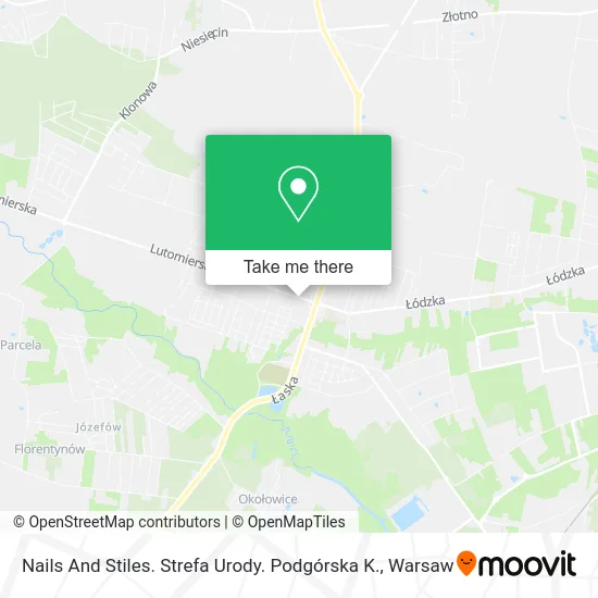 Nails And Stiles. Strefa Urody. Podgórska K. map