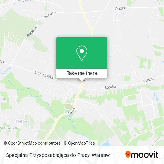 Specjalna Przysposabiająca do Pracy map