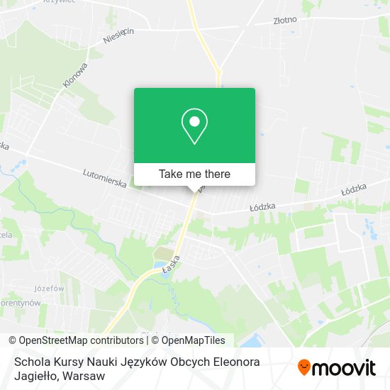 Schola Kursy Nauki Języków Obcych Eleonora Jagiełło map