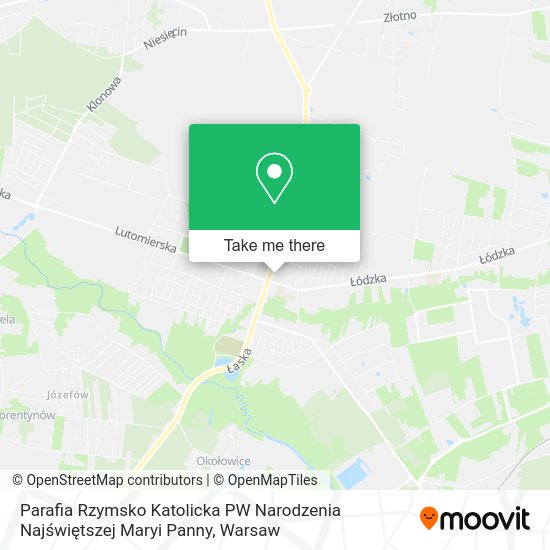 Parafia Rzymsko Katolicka PW Narodzenia Najświętszej Maryi Panny map