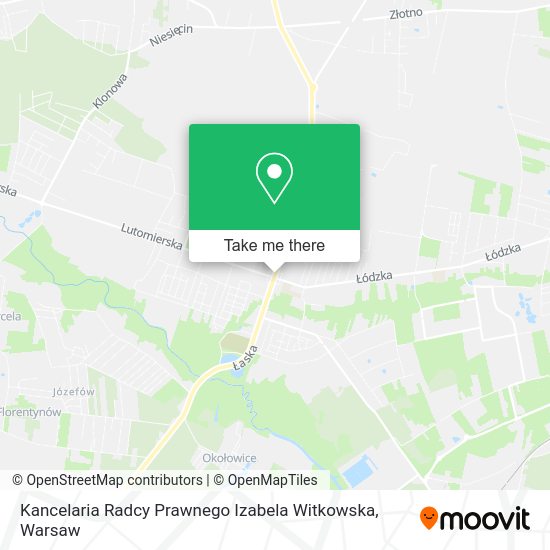 Kancelaria Radcy Prawnego Izabela Witkowska map