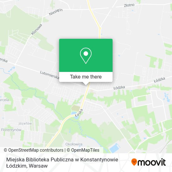 Miejska Biblioteka Publiczna w Konstantynowie Łódzkim map