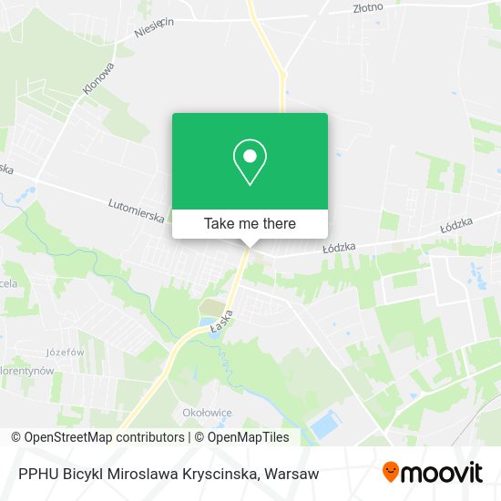 PPHU Bicykl Miroslawa Kryscinska map