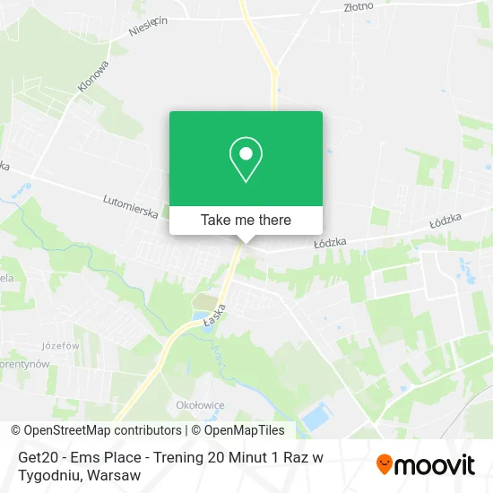 Карта Get20 - Ems Place - Trening 20 Minut 1 Raz w Tygodniu