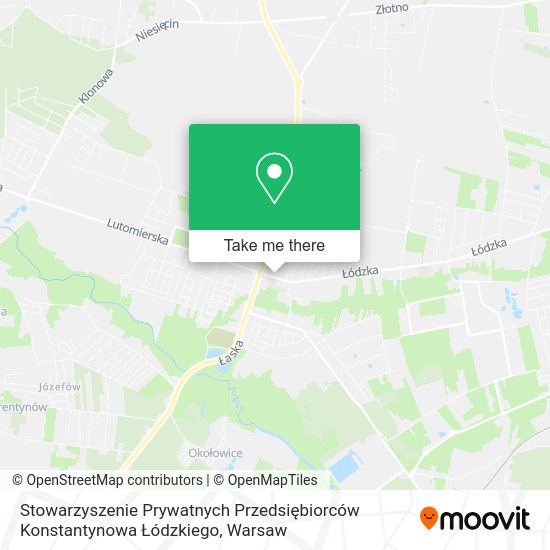 Карта Stowarzyszenie Prywatnych Przedsiębiorców Konstantynowa Łódzkiego