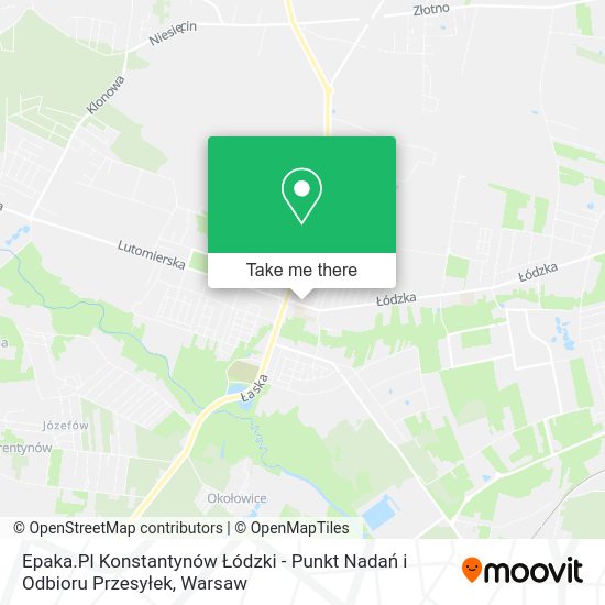 Epaka.Pl Konstantynów Łódzki - Punkt Nadań i Odbioru Przesyłek map