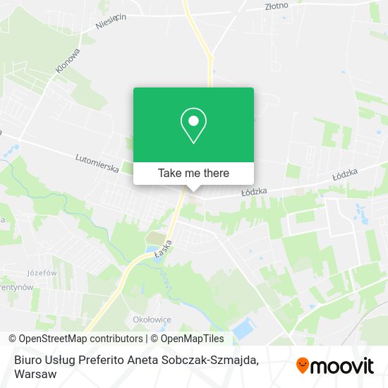 Biuro Usług Preferito Aneta Sobczak-Szmajda map