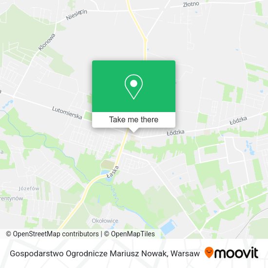 Gospodarstwo Ogrodnicze Mariusz Nowak map