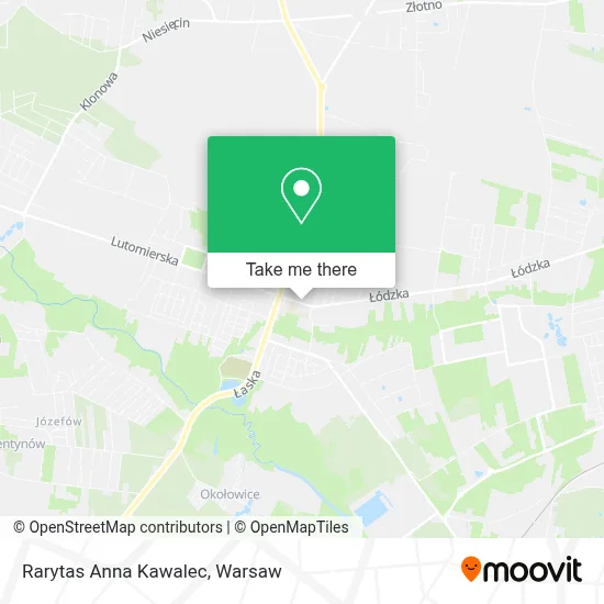 Rarytas Anna Kawalec map