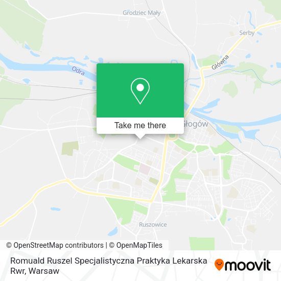 Карта Romuald Ruszel Specjalistyczna Praktyka Lekarska Rwr