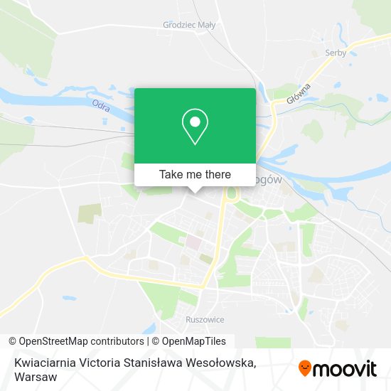 Kwiaciarnia Victoria Stanisława Wesołowska map