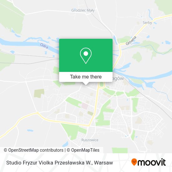 Studio Fryzur Violka Przesławska W. map