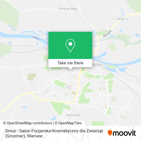 Sirius - Salon Fryzjersko-Kosmetyczny dla Zwierząt (Groomer) map