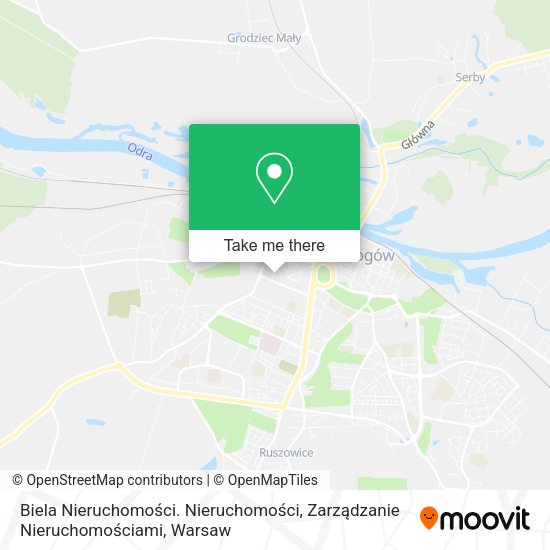 Biela Nieruchomości. Nieruchomości, Zarządzanie Nieruchomościami map