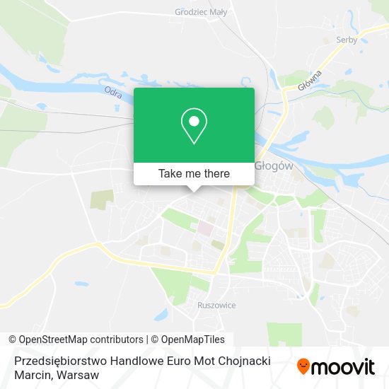 Przedsiębiorstwo Handlowe Euro Mot Chojnacki Marcin map