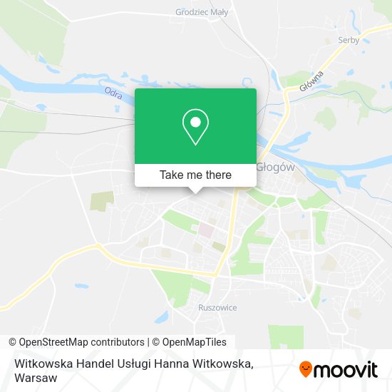 Witkowska Handel Usługi Hanna Witkowska map