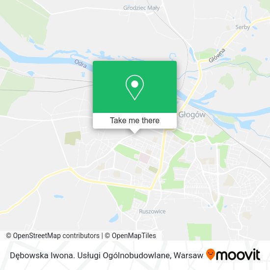 Dębowska Iwona. Usługi Ogólnobudowlane map