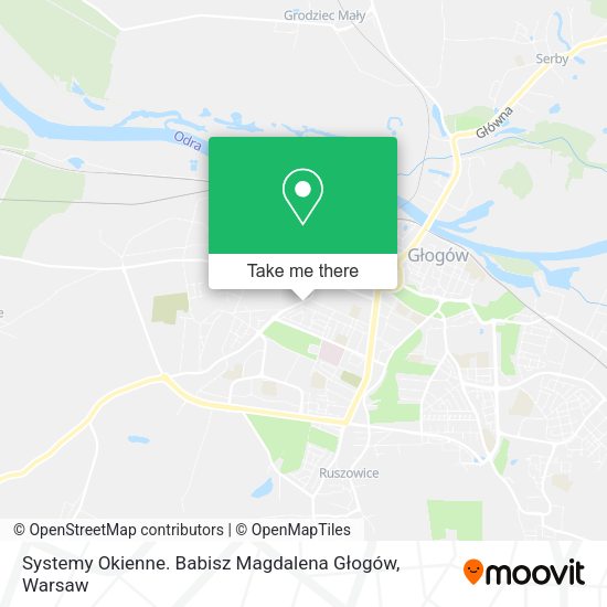 Systemy Okienne. Babisz Magdalena Głogów map