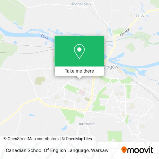 Карта Canadian School Of English Language