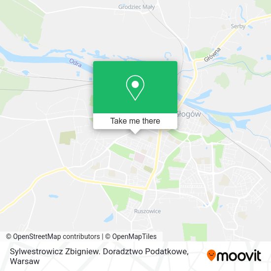 Sylwestrowicz Zbigniew. Doradztwo Podatkowe map