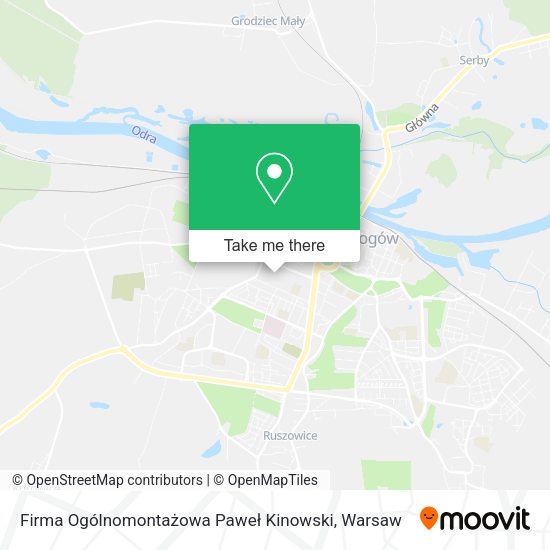 Firma Ogólnomontażowa Paweł Kinowski map