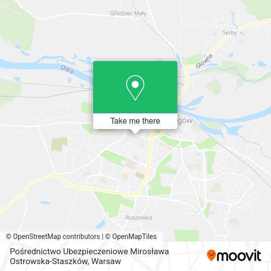 Pośrednictwo Ubezpieczeniowe Mirosława Ostrowska-Staszków map