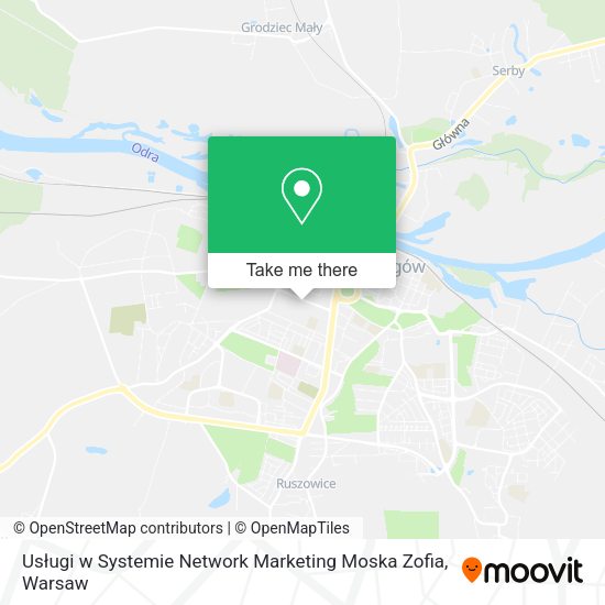 Usługi w Systemie Network Marketing Moska Zofia map