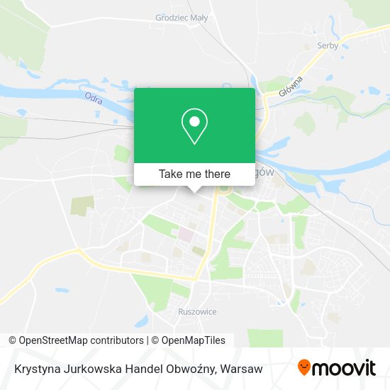 Krystyna Jurkowska Handel Obwoźny map