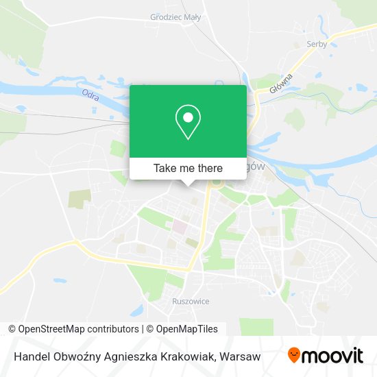 Handel Obwoźny Agnieszka Krakowiak map