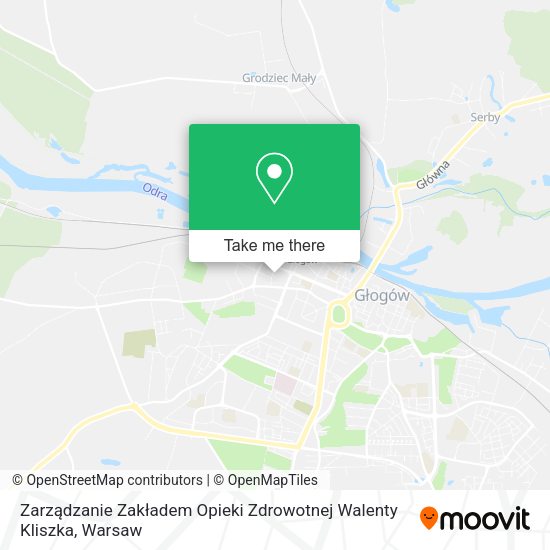 Zarządzanie Zakładem Opieki Zdrowotnej Walenty Kliszka map